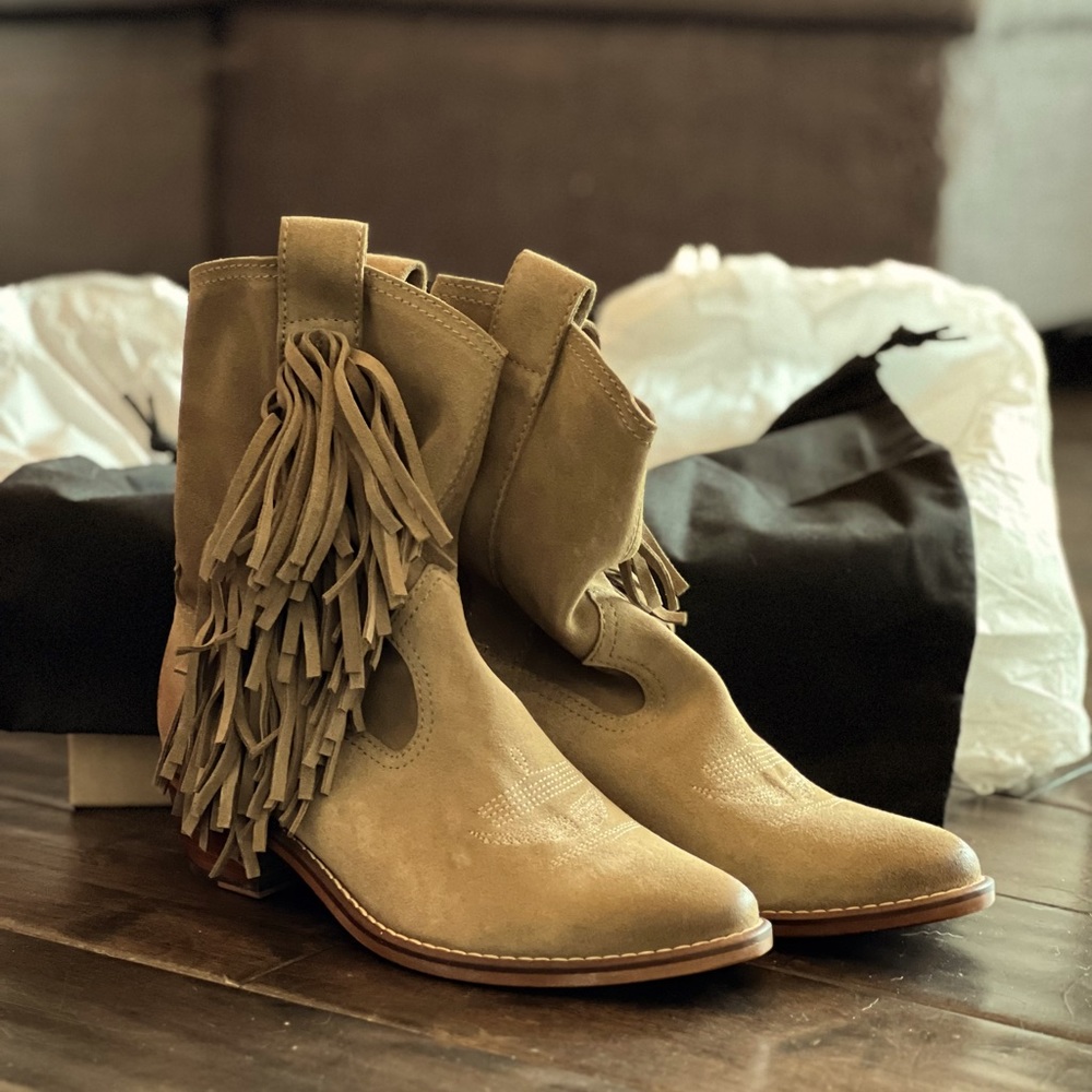 Zadig & Voltaire Women's Pilar High Western Style Ankle Booties